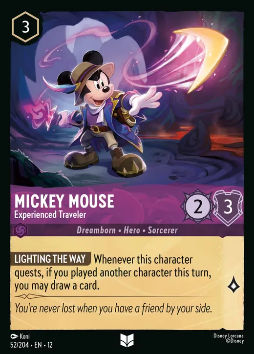 Mickey Mouse – Experienced Traveler