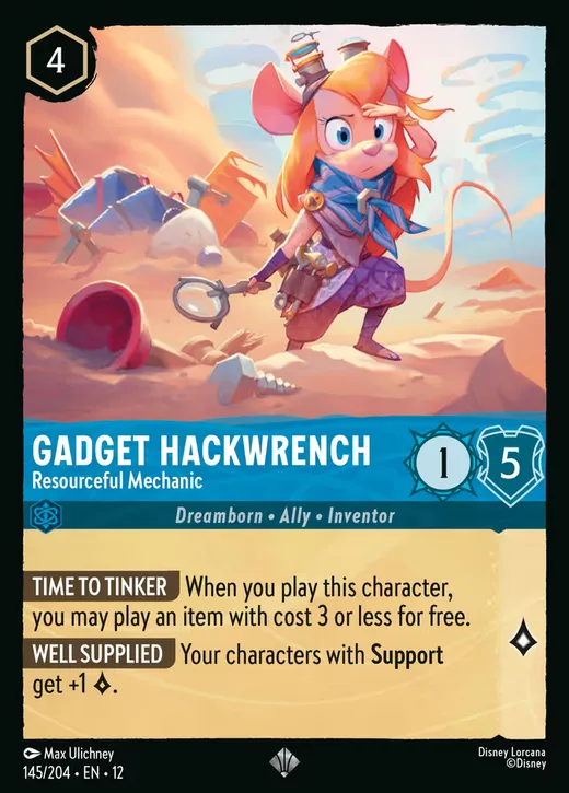 Gadget Hackwrench – Resourceful Mechanic