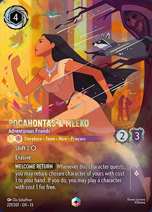 Pocahontas & Meeko – Adventurous Friends