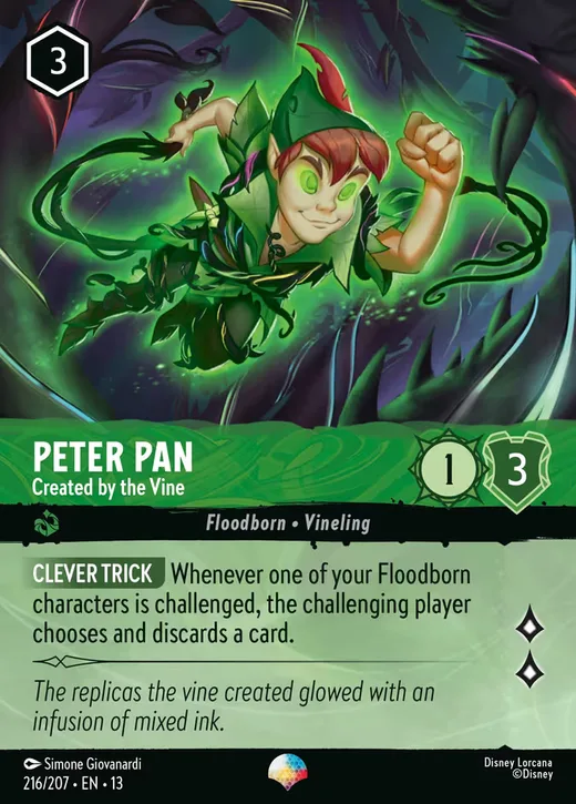 Peter Pan – Created by the Vine