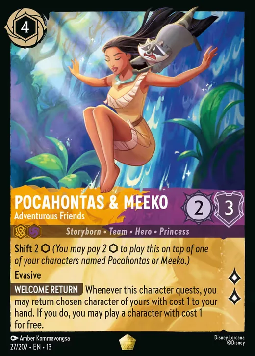 Pocahontas & Meeko – Adventurous Friends