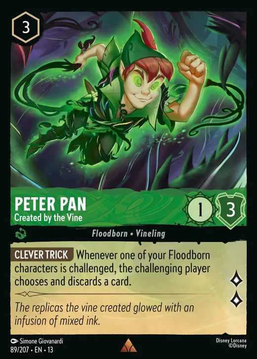 Peter Pan – Created by the Vine