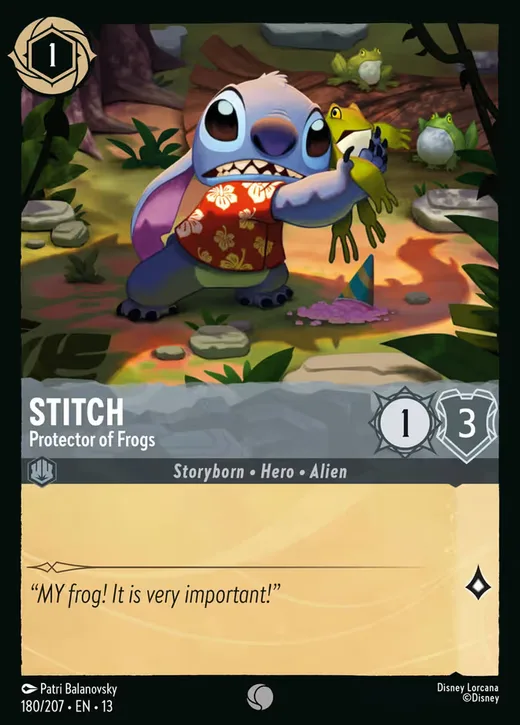 Stitch – Protector of Frogs