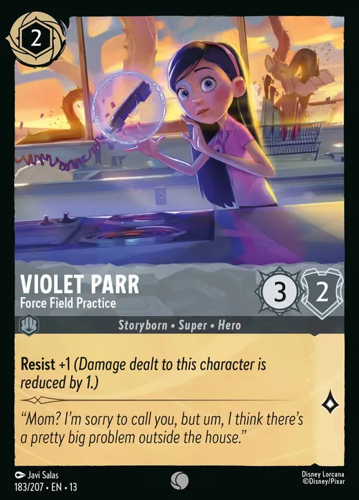 Violet Parr – Force Field Practice
