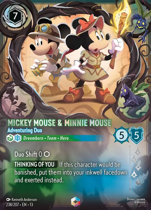 Mickey Mouse & Minnie Mouse – Adventuring Duo
