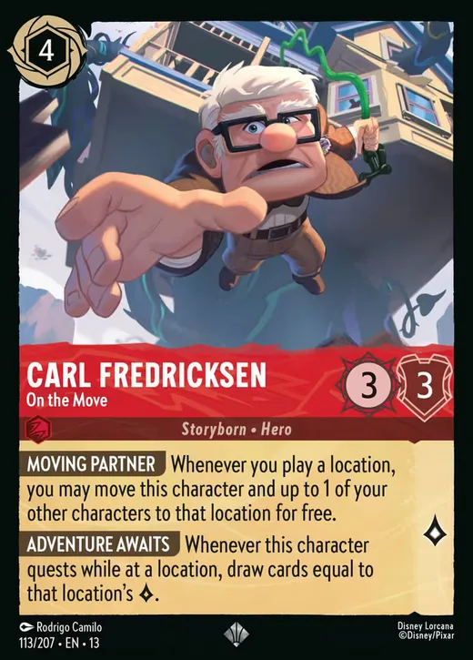 Carl Fredricksen – On the Move