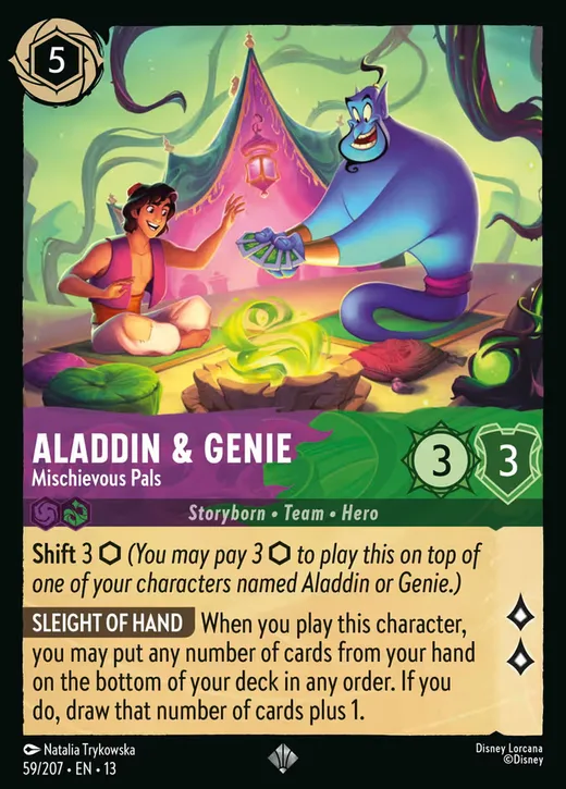 Aladdin & Genie – Mischievous Pals