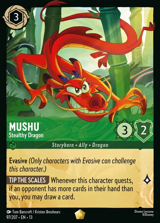 Mushu – Stealthy Dragon