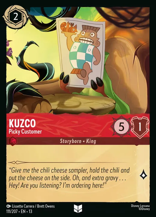 Kuzco – Picky Customer