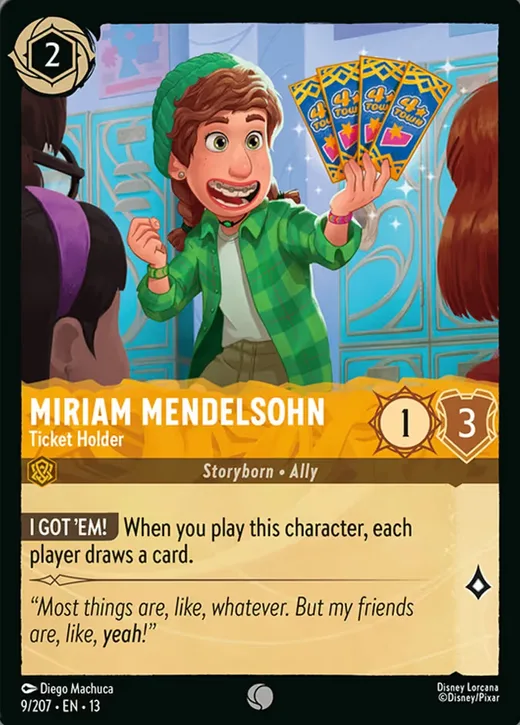 Miriam Mendelsohn – Ticket Holder