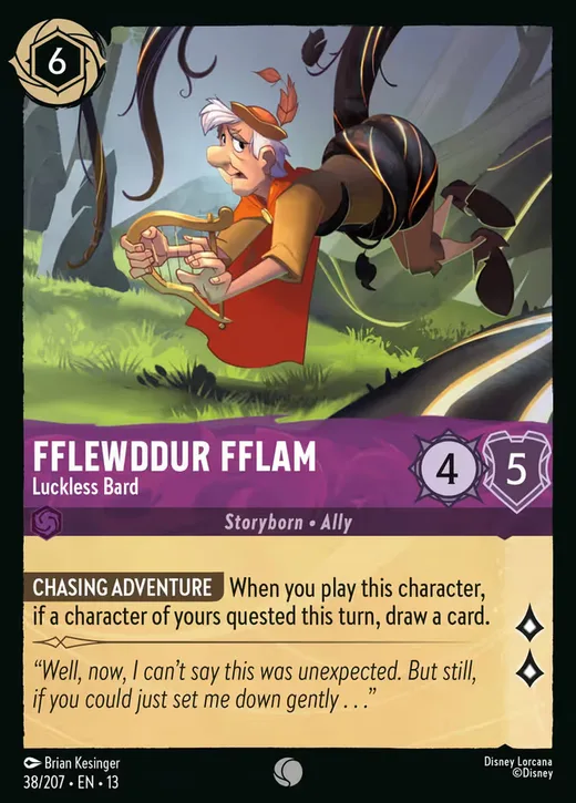 Fflewddur Fflam – Luckless Bard