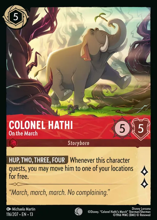 Colonel Hathi – On the March