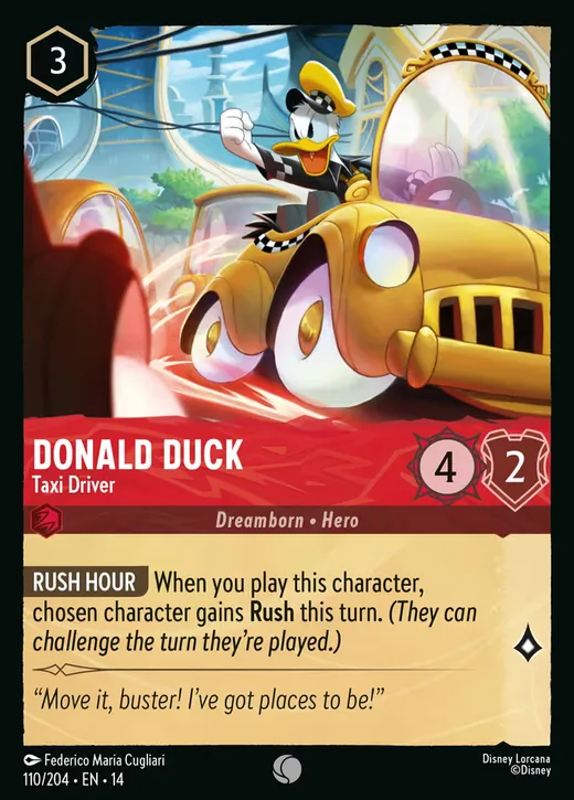 Donald Duck – Taxi Driver