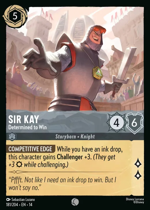 Sir Kay – Determined to Win