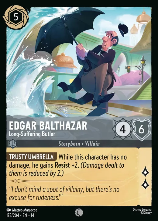 Edgar Balthazar – Long-Suffering Butler