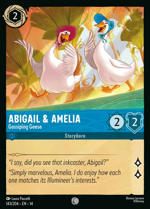 Abigail & Amelia – Gossiping Geese