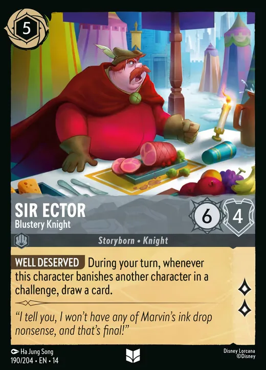 Sir Ector – Blustery Knight