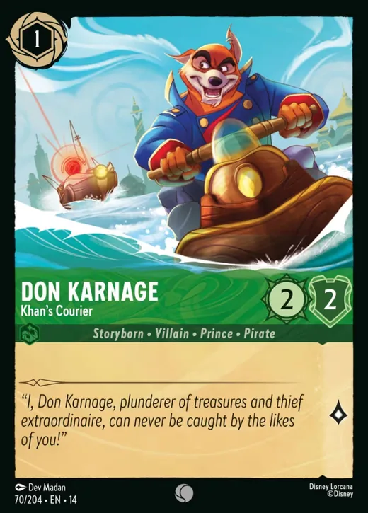 Don Karnage – Khan's Courier