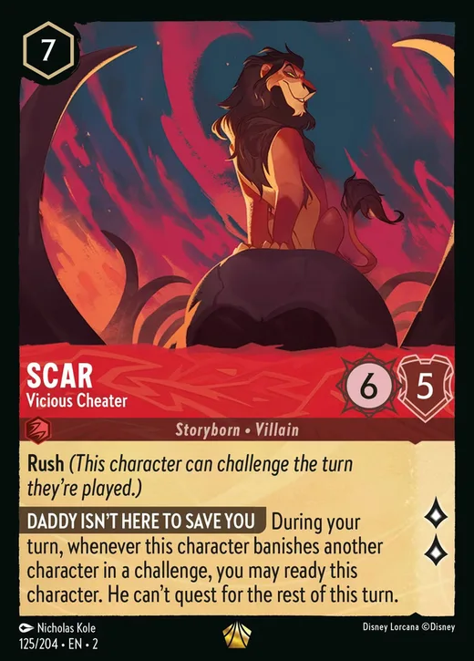 Scar – Vicious Cheater
