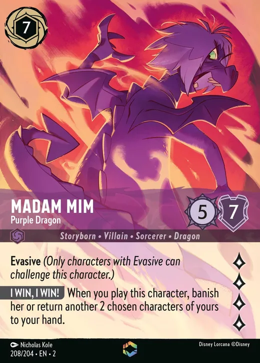 Madam Mim – Purple Dragon