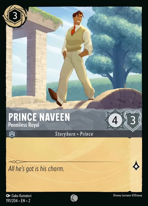 Prince Naveen – Penniless Royal
