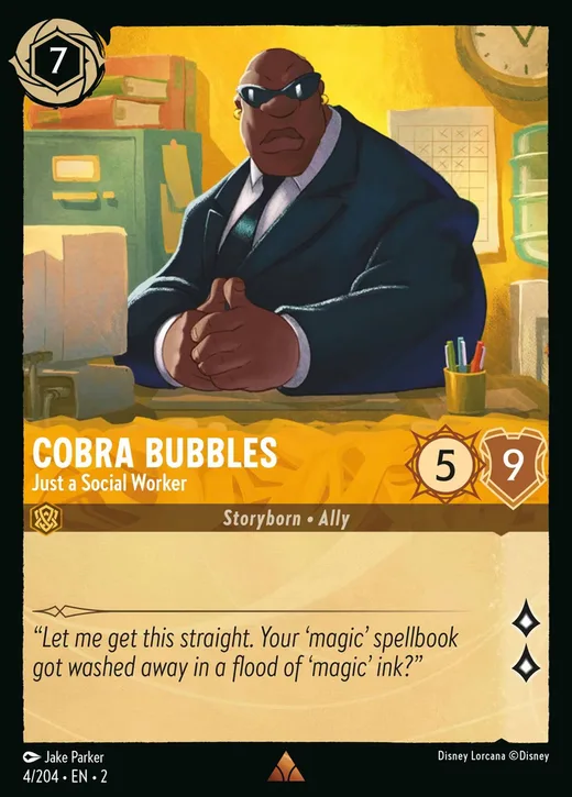 Cobra Bubbles – Just a Social Worker