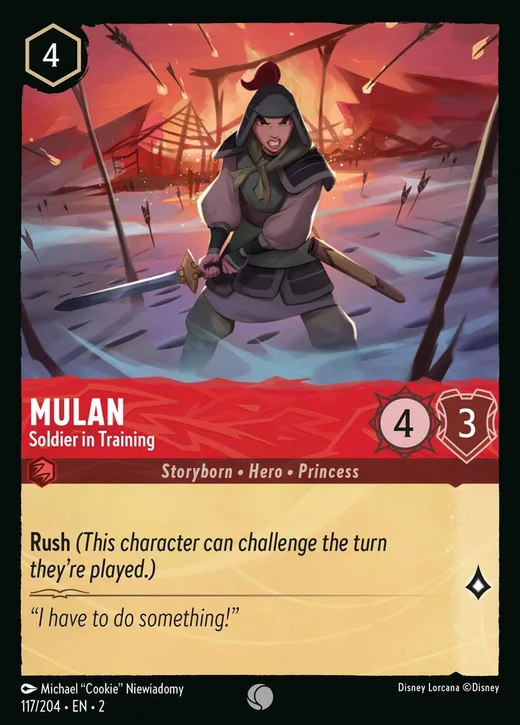 Mulan – Soldier in Training