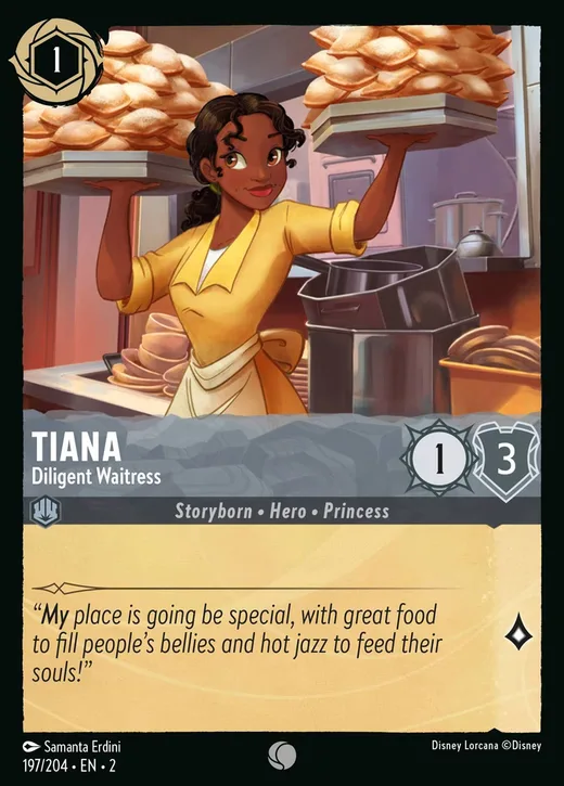 Tiana – Diligent Waitress