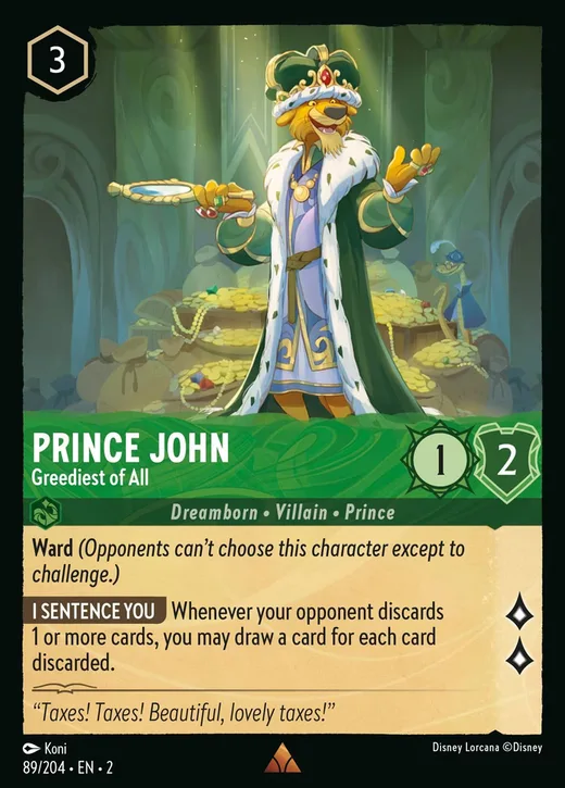 Prince John – Greediest of All