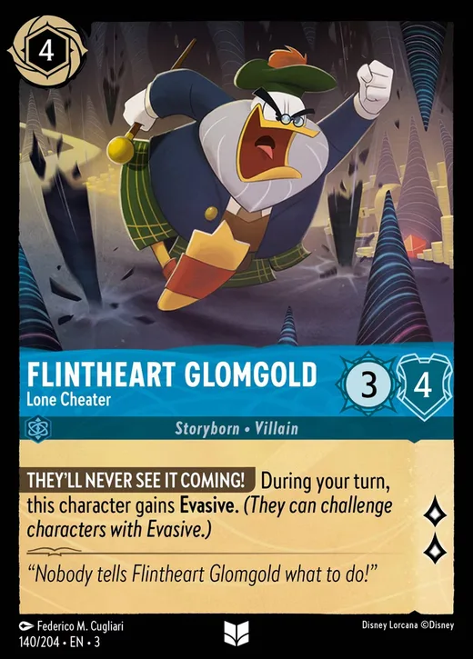 Flintheart Glomgold – Lone Cheater