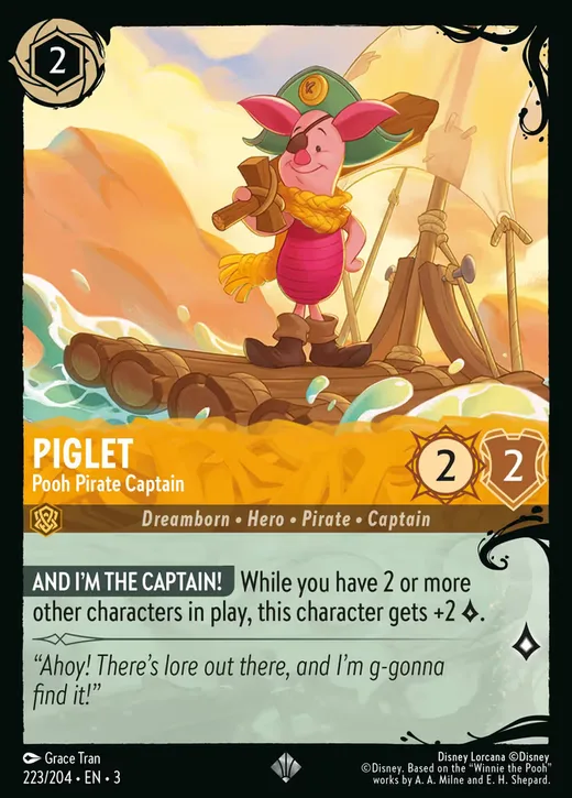 Piglet – Pooh Pirate Captain