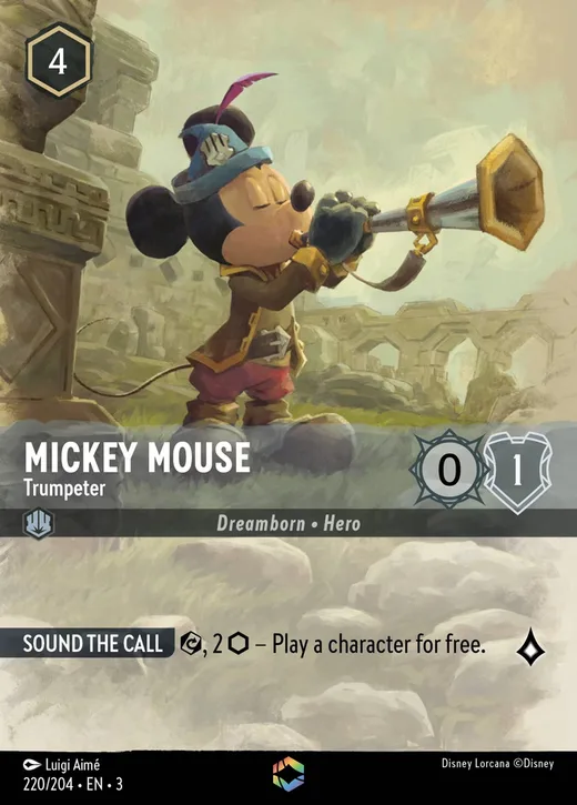 Mickey Mouse – Trumpeter