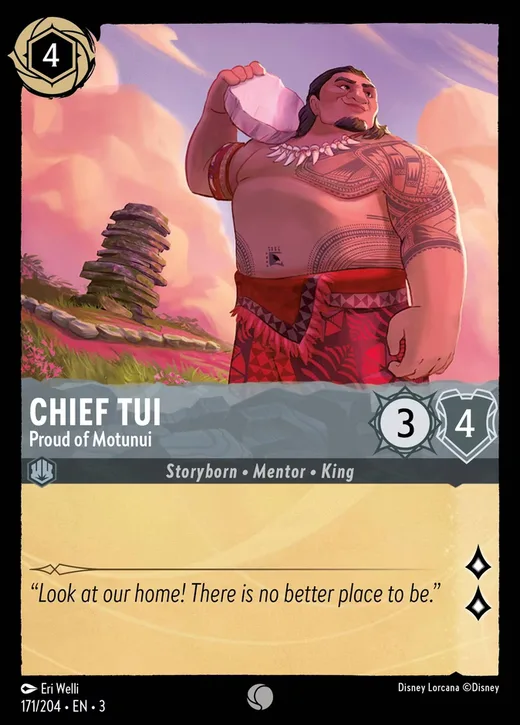 Chief Tui – Proud of Motunui