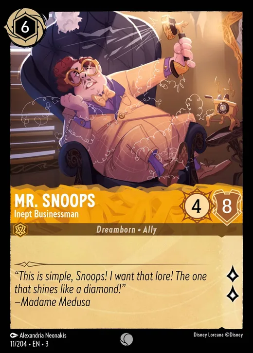 Mr. Snoops – Inept Businessman