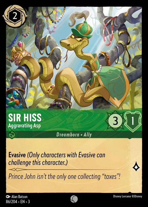Sir Hiss – Aggravating Asp