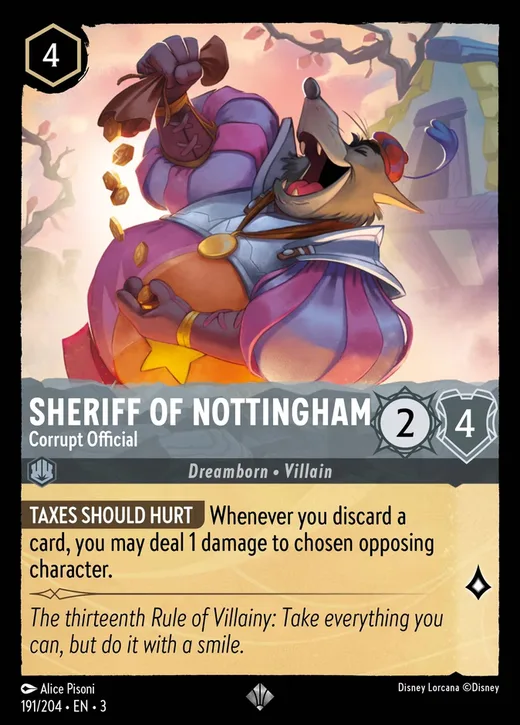 Sheriff of Nottingham – Corrupt Official