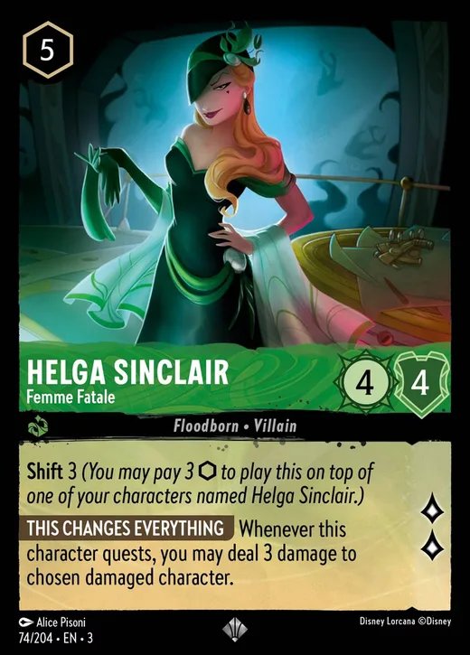 Helga Sinclair – Femme Fatale