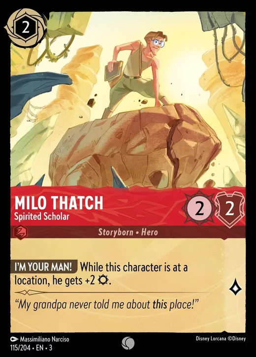 Milo Thatch – Spirited Scholar