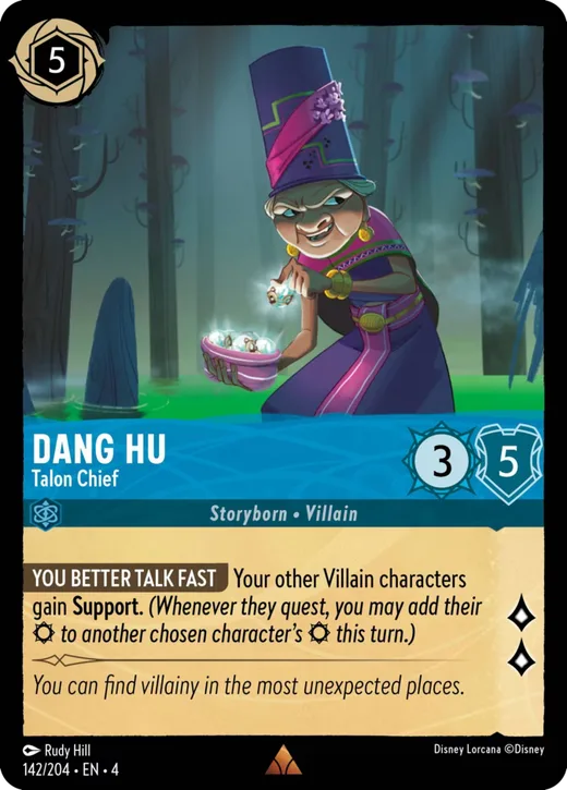 Dang Hu – Talon Chief