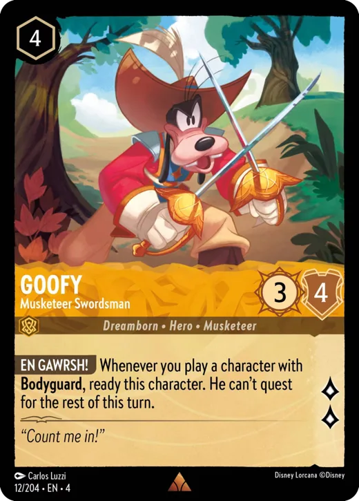 Goofy – Musketeer Swordsman