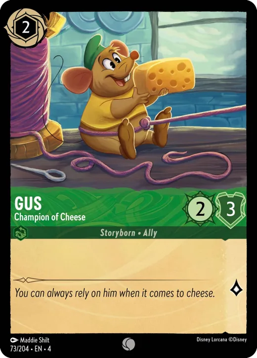 Gus – Champion of Cheese