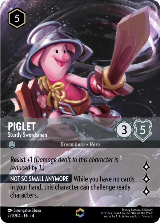 Piglet – Sturdy Swordsman