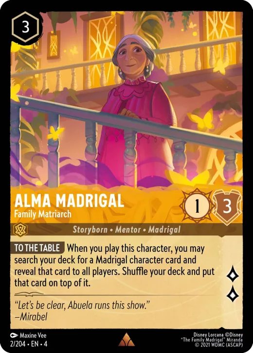 Alma Madrigal – Family Matriarch