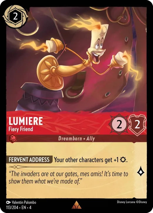 Lumiere – Fiery Friend