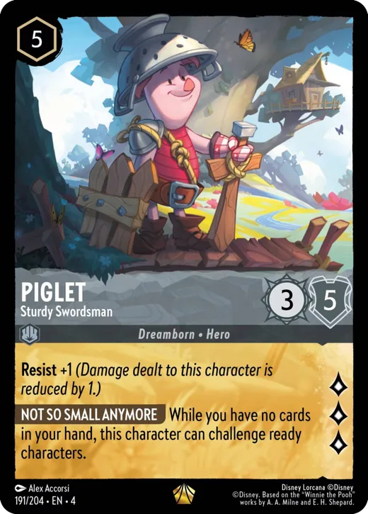 Piglet – Sturdy Swordsman