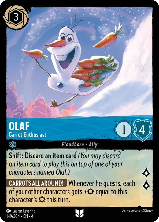 Olaf – Carrot Enthusiast