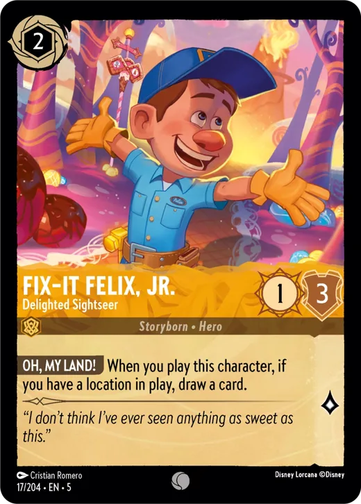 Fix-It Felix, Jr. – Delighted Sightseer