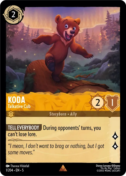 Koda – Talkative Cub