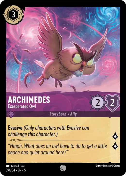Archimedes – Exasperated Owl