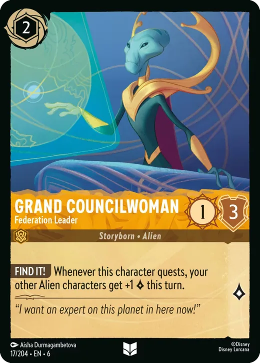Grand Councilwoman – Federation Leader